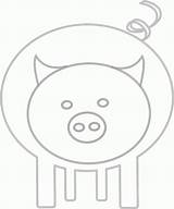 Pig Coloring Pages Cartoon Pigs Kids Piggy Choose Board sketch template