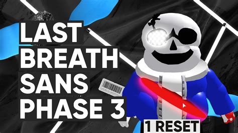 Last breath — an enigmatic encounter update! Roblox | Ultimate Sans Battles | Last Breath Sans [Phase 3 ...