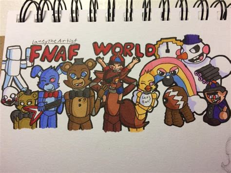 User Uploaded Image Fnaf World Characters Drawings 1024x768