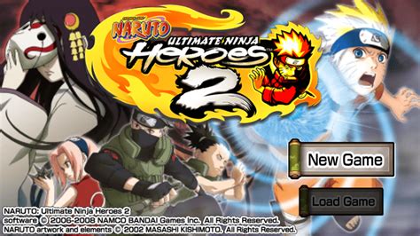 Naruto Ultimate Ninja Heroes 2 The Phantom Fortress Psp