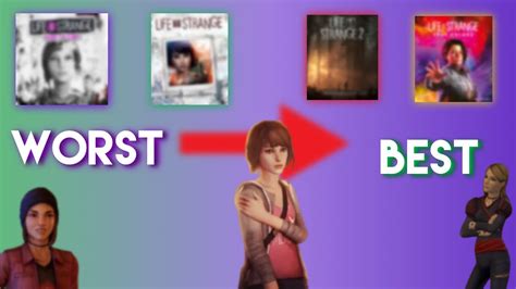All Life Is Strange Games Ranked Youtube