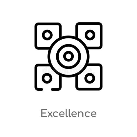 Excellence Icon In Different Style Vector Illustration Two Colored And