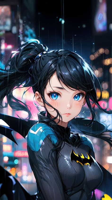720x1280 Batwoman Anime Girl 5k Moto Gx Xperia Z1z3 Compactgalaxy S3