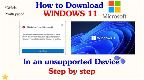 How To Download Windows 11 Unsupported Device Step By Step