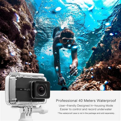 The yi lite action camera has a simple, solid and functional design similar to other sports cameras on the market. Yi Lite Action Camera 16MP WIFI 2.0" LCD in Pakistan