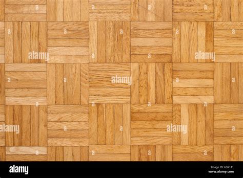 Oak Square Parquet Floor Texture Wooden Slat Pattern View From The