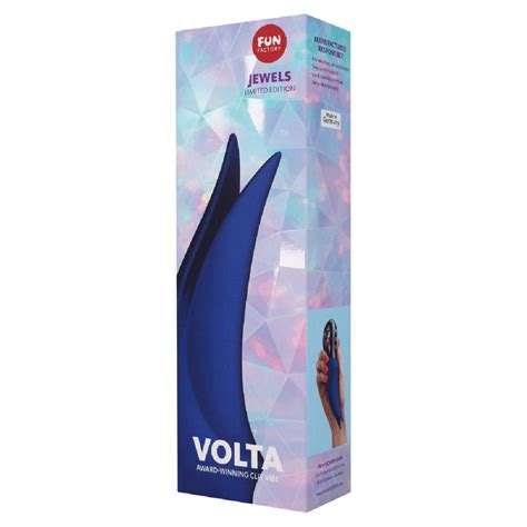 Limited Edition Sapphire Flickering Volta Vibrator Wild Flower