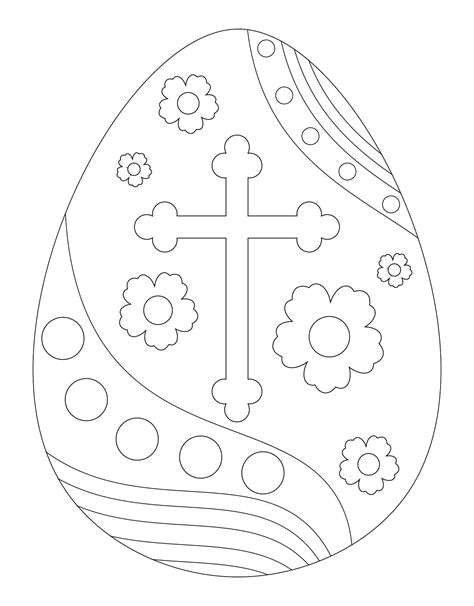 Christian Easter Egg Printable Printablee In 2024 Easter Christian