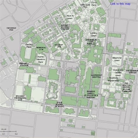 Vanderbilt University Campus Map