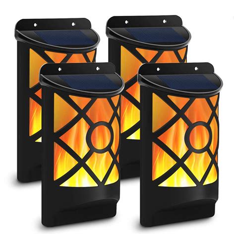 Buy Aityvert Solar Flame Lights Outdoor Waterproof Flickering Flame