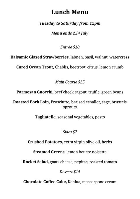 by hand our new menu is out pop in for lunch or join us