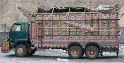 Aq Khan Truck Seen In Sost A Truck Painted Up To Celebrate Flickr