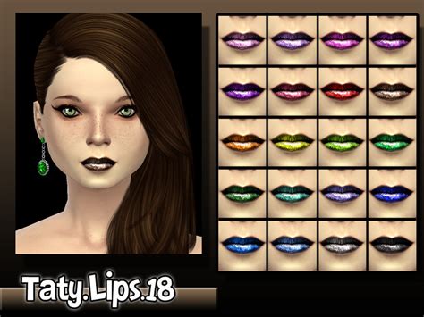The Sims Resource Ts4 Taty Lips 29