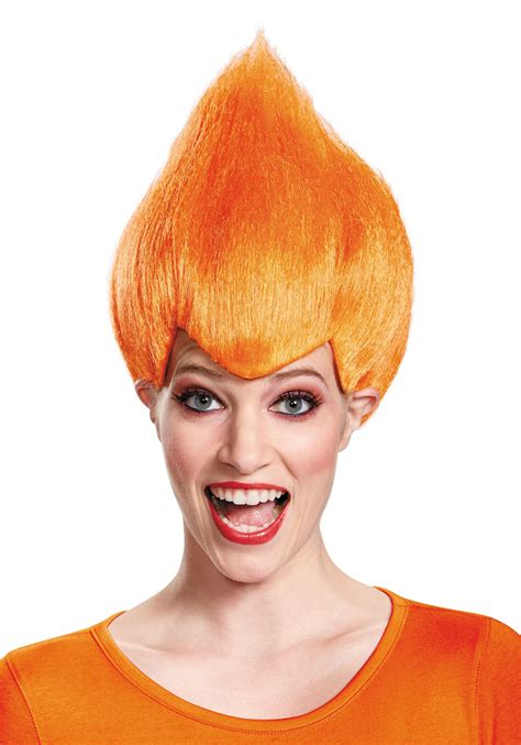 Orange Wacky Adult Wig