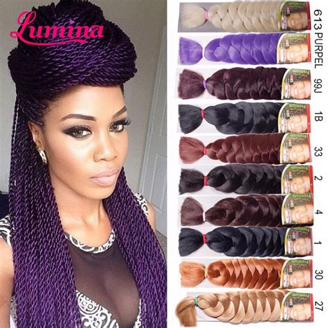 Hot Xpression Braiding Hair Extensions Color 165g Synthetic Hair Box