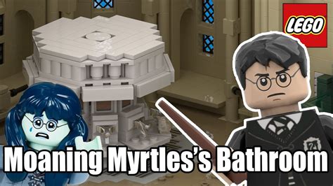 Moaning Myrtle S Bathroom Lego Harry Potter Hogwarts Moc Youtube