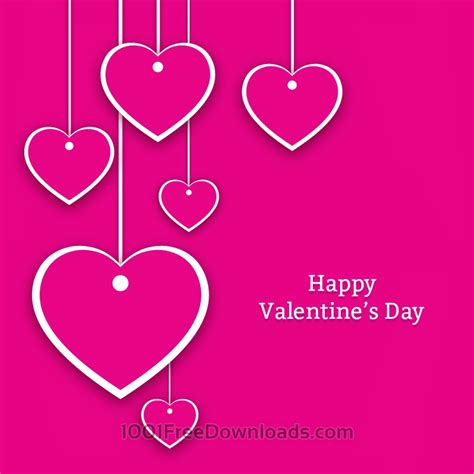 free vectors valentine s day hearts card abstract