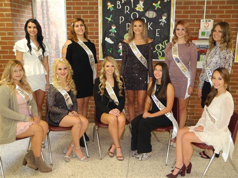 Brooke High Babe Homecoming Queen Court News Sports Jobs Weirton Daily Times