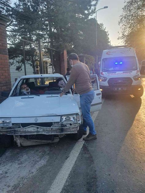 zonguldak ta trafik kazası 2 yaralı zonguldak haberleri