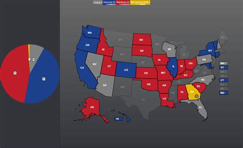 map of what senate races will be focused on in 2022 blue means that it s safe to say it ll go