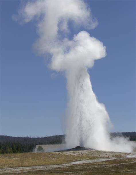 Old Faithful Geyser Blowing Beehive And Old Faithful Actua Flickr