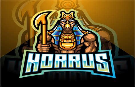 Horus Esport Mascot Logo Design Graphic By Visinkart · Creative Fabrica