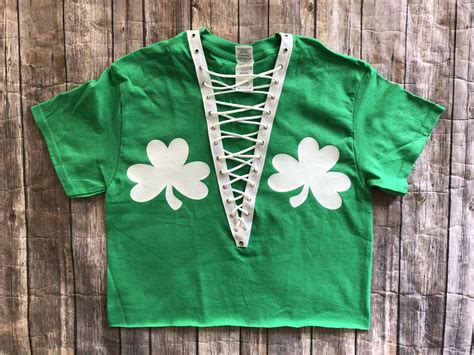 excited to share the latest addition to my etsy shop st patricks day shamrock lace up shirt
