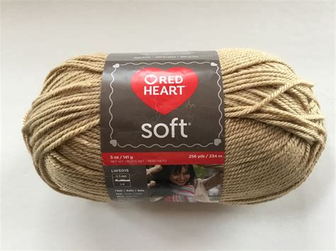 Red Heart Soft Yarn 5oz141g 234m256yds Medium 4 Wheat Etsy