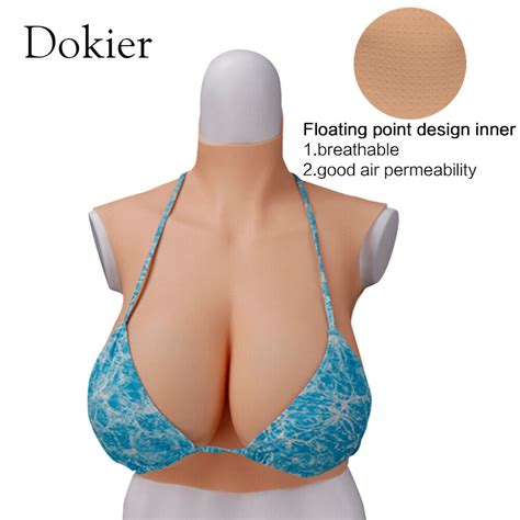 Dokier G Cup No Oil Silicone Crossdresser Breast Forms Drag Queen Fake