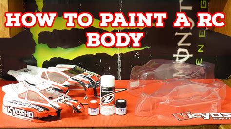 How To Paint Your Rc Car Body Kyosho Mp10 And Mp10t Youtube