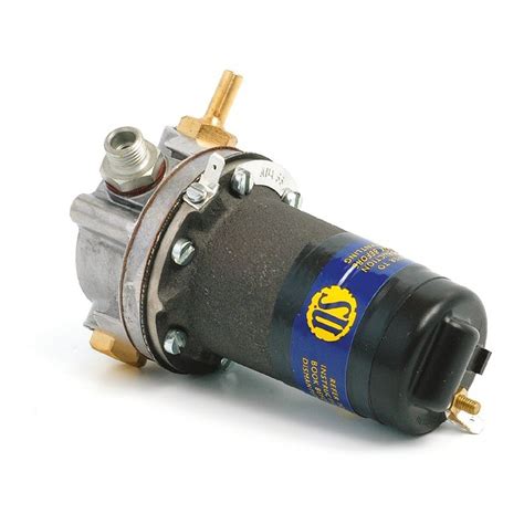 Su Fuel Pump 12v Points Type With Push On And Screw On Fittings
