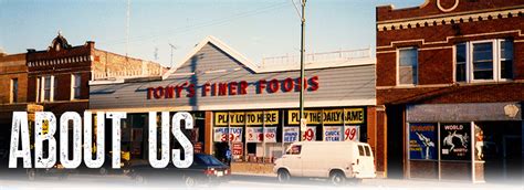 There is a definite emphasis on gluten free, organic and specialty items. Chicagoland Knows Tonys Finer Foods! About Us | Tonys ...