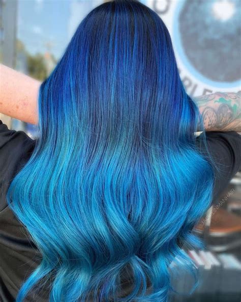 30 Blue Ombre Hair Ideas For A Unique Look Hairstyle And Makeup