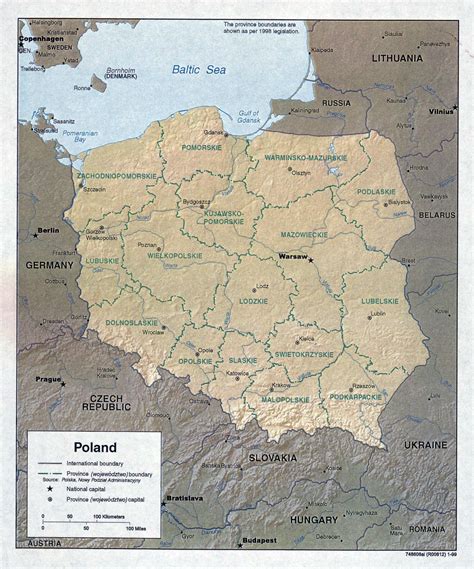 Large Detailed Political Map Of Poland With Cities Highways And Sexiz Pix