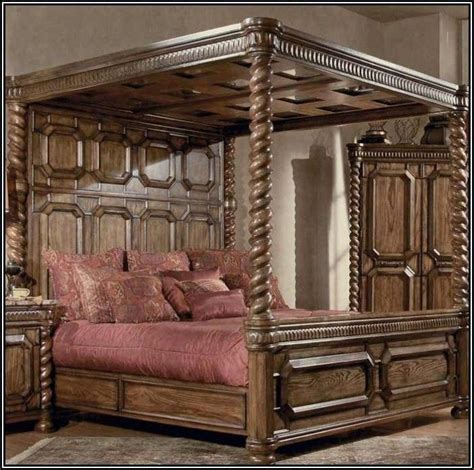 California king bedroom sets bring the grandeur of an extra long bed to your bedroom with coordinated pieces creating a seamless décor. californian king sized canopy bed - Google Search # ...