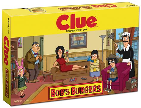 Buy Usaopoly Clue Bobs Burgers Board Game Themed Bob Burgers Tv Show