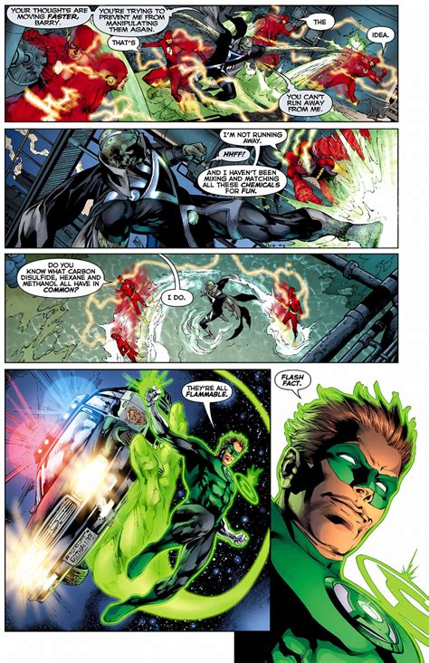 Green Lantern And The Flash Vs Black Lantern Martian Manhunter Comicnewbies