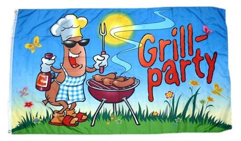 Having friends over for a bbq in our backyard is a regular thing at our house, so having the essentials for a great backyard bbq is a must. Fahne / Flagge Grill Party Grillfahne | Fun & Spass | Fun ...