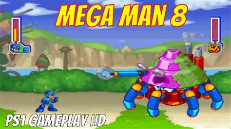 Mega Man 8 Ps1 Sony Playstation Tengu Man And Clown Man Stage
