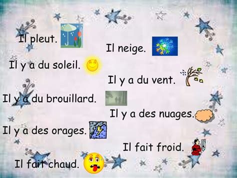 Seasons Ppt In French Ppt