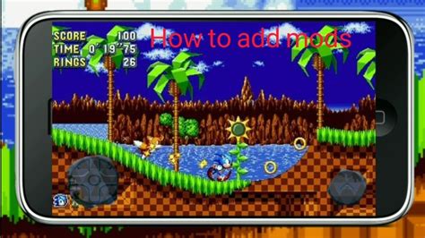 Sonic Mania Rsdkv5 Mobile How To Add Mods Tutorial Youtube