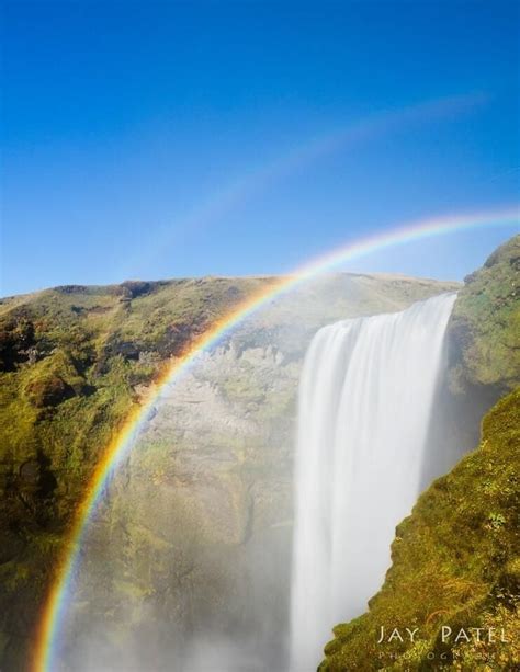 Rainbow Over Waterfall Waterfall Beautiful Places Dream Vacations
