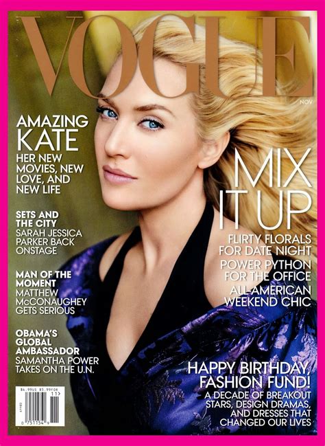 Kate Winslet Vogue Usa Magazine November 2013 Magazine Photoshoot