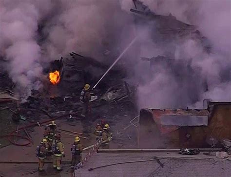 One Killed Five Injured As Small Plane Crashes Into California Home