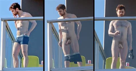 Babemaster Fake Nudes Daniel Radcliffe Smoking Naked On The Balcony