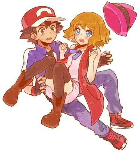 Amour Positivity 🎀 On Twitter Day 55 Of Posting Amour Anipoke Serena Ashketchum Satosere