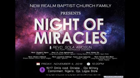 Night Of Miracle Nrbc Youtube