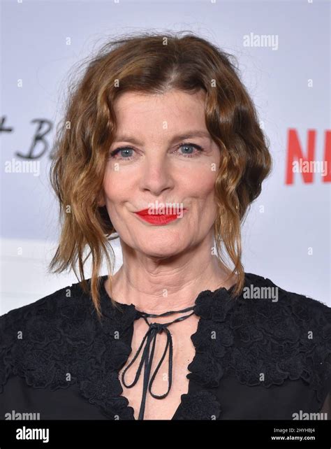 Rene Russo Arriving To The Netflix Premiere Of Velvet Buzzsaw At Egyptian Theatre Stock Photo