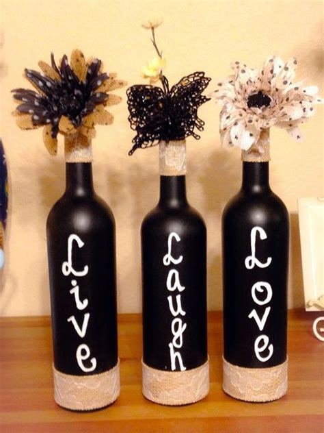 60 Cool Wine Bottles Craft Ideas Bottle Crafts Wine Bottle Diy