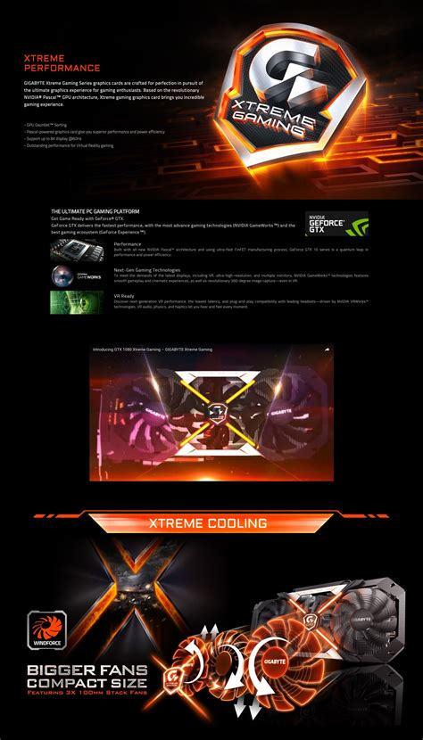 Gigabyte Geforce Gtx 1080 Xtreme Gaming Premium Pack 8gb F 1tech Computers